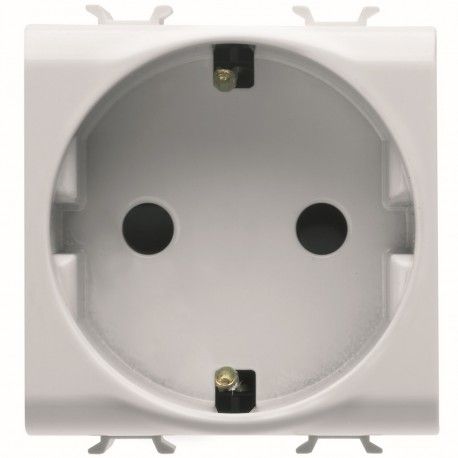 Base schuko 2 módulos